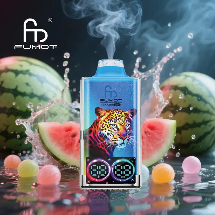 FUMOT LEOPARD 40000 PUFFS — watermelon bubblegum