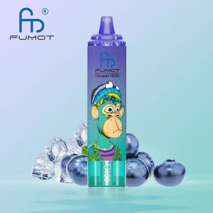 FUMOT RANDM TORNADO 15000 PUFFS — BLUEBERRY ON ICE