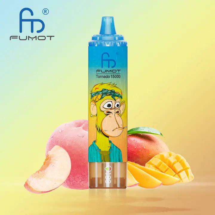 FUMOT RANDM TORNADO 15000 PUFFS — peach mango