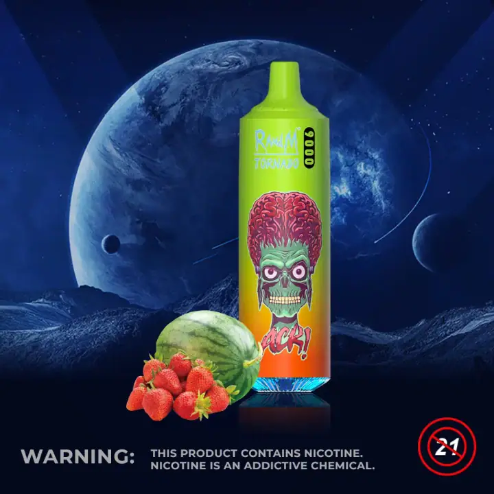 FUMOT RANDM TORNADO 9000 PUFFS — Strawberry Watermelon