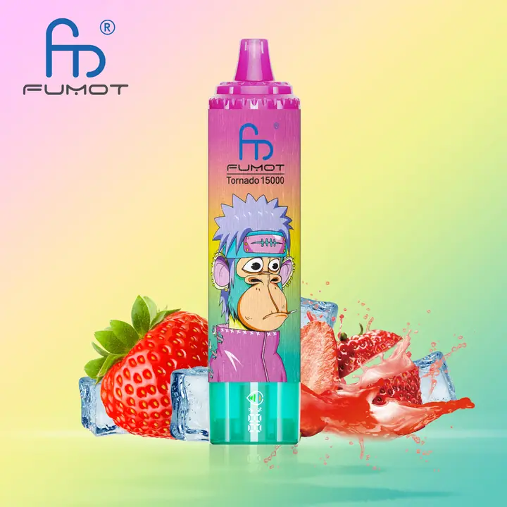 FUMOT RANDM TORNADO 15000 PUFFS — STRAWBERRY ICE