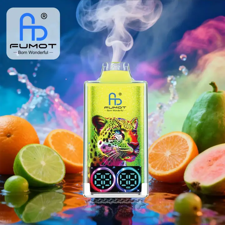FUMOT LEOPARD 40000 PUFFS — Lemon & Lime