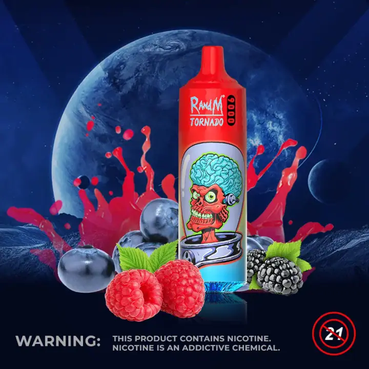 FUMOT RANDM TORNADO 9000 PUFFS — Mixed Berries