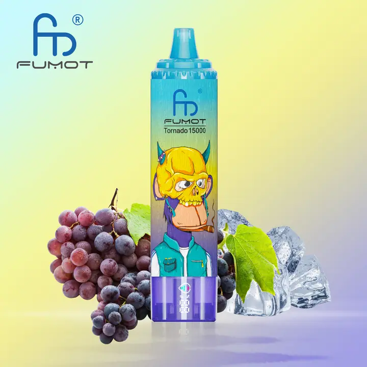 FUMOT RANDM TORNADO 15000 PUFFS — Grape ice