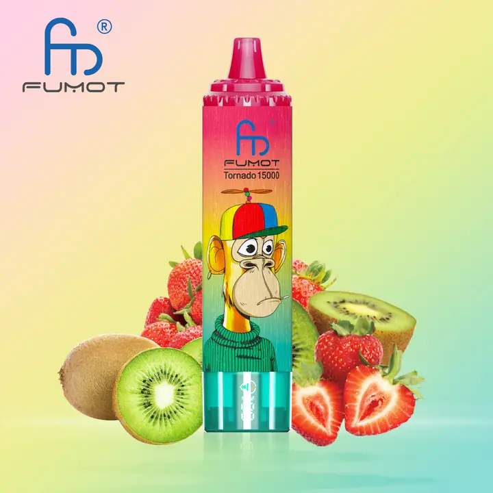 FUMOT RANDM TORNADO 15000 PUFFS — Strawberry Kiwi